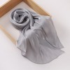 Hot Selling Shimmer Shawl Pleated Glitter Chiffon Shawl Giselle Lightweight Flowy Plain Hijab Scars