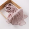 Hot Selling Shimmer Shawl Pleated Glitter Chiffon Shawl Giselle Lightweight Flowy Plain Hijab Scars