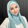 ONE PIECE Instant Wing Hijab Ribbed Jersey Scarves Instant Hijab Fashion Muslim Hijab with Full COVER CAP