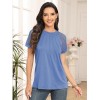 Womens Tshirts Trendy Fashion Tops Lace Short Sleeve Business Tee Shirts Casual Knitted Blouses Summer Outfits 2024