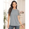 Womens Tshirts Trendy Fashion Tops Lace Short Sleeve Business Tee Shirts Casual Knitted Blouses Summer Outfits 2024