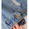 Womens Denim Jackets Distressed Ripped Long Sleeve Jean Jacket Coats