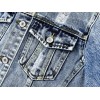 Womens Denim Jackets Distressed Ripped Long Sleeve Jean Jacket Coats