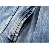 Womens Denim Jackets Distressed Ripped Long Sleeve Jean Jacket Coats