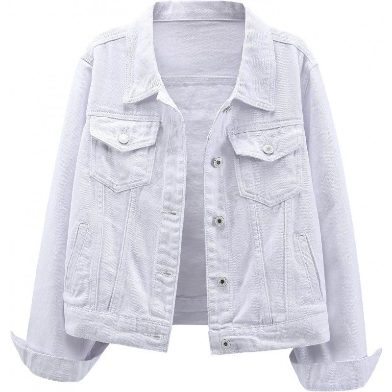 Women's Classic Jean Jacket Coat Denim Jackets Outwear